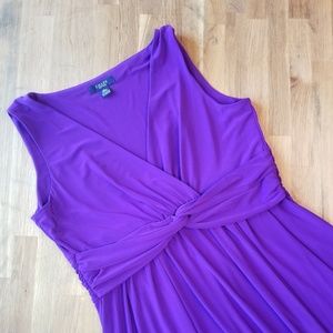 Purple Slinky Dress